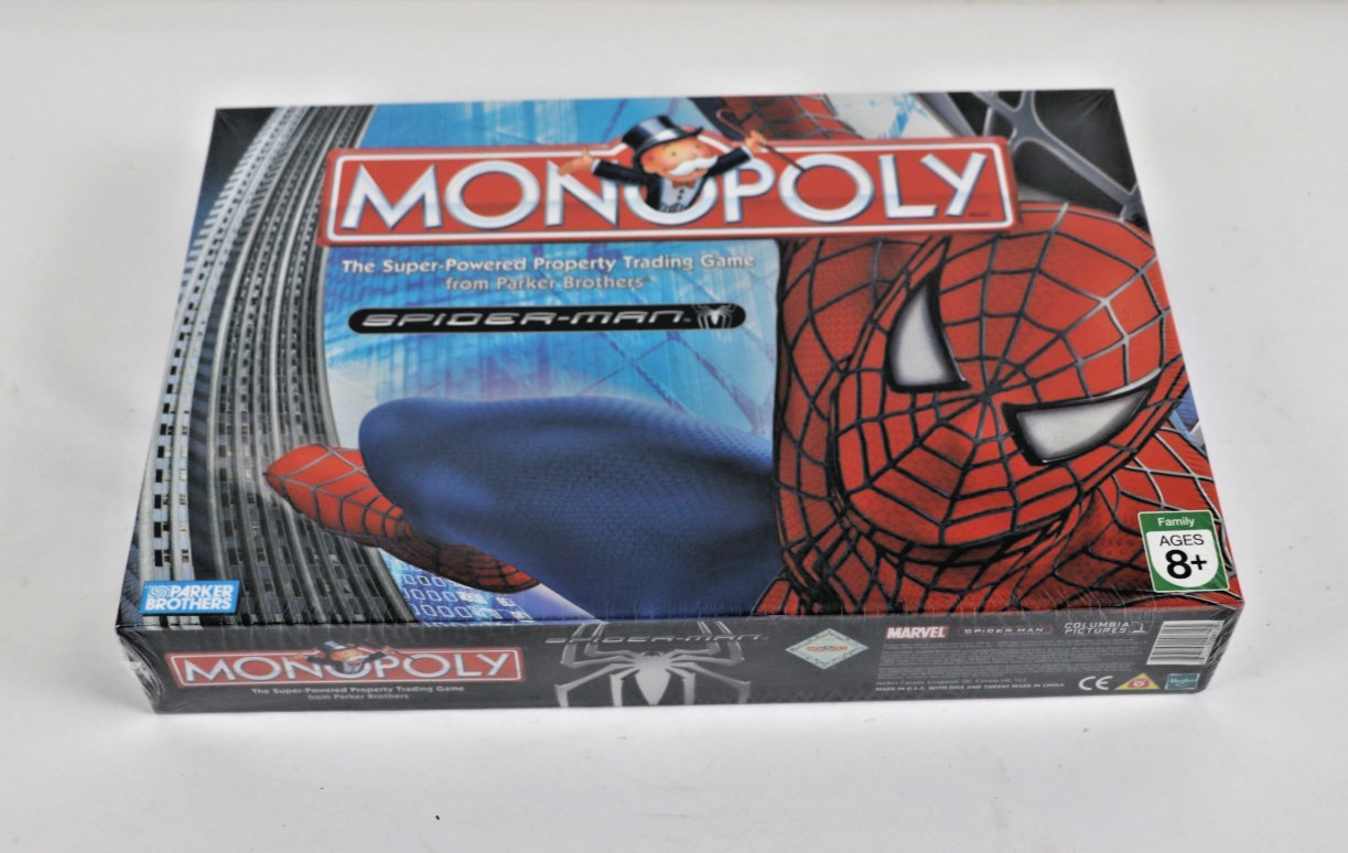 Monopoly Spider-Man 2006 Parker Brothers Marvel New Sealed 8+