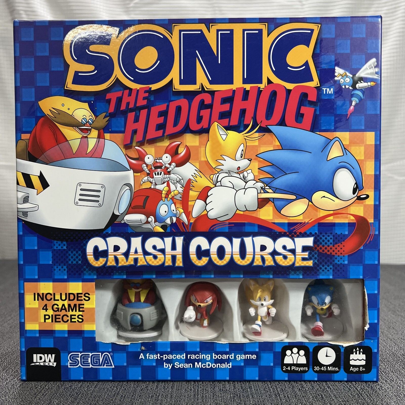 Sonic the Hedgehog Crash Course Racing Board Game by SEGA Complete in Box