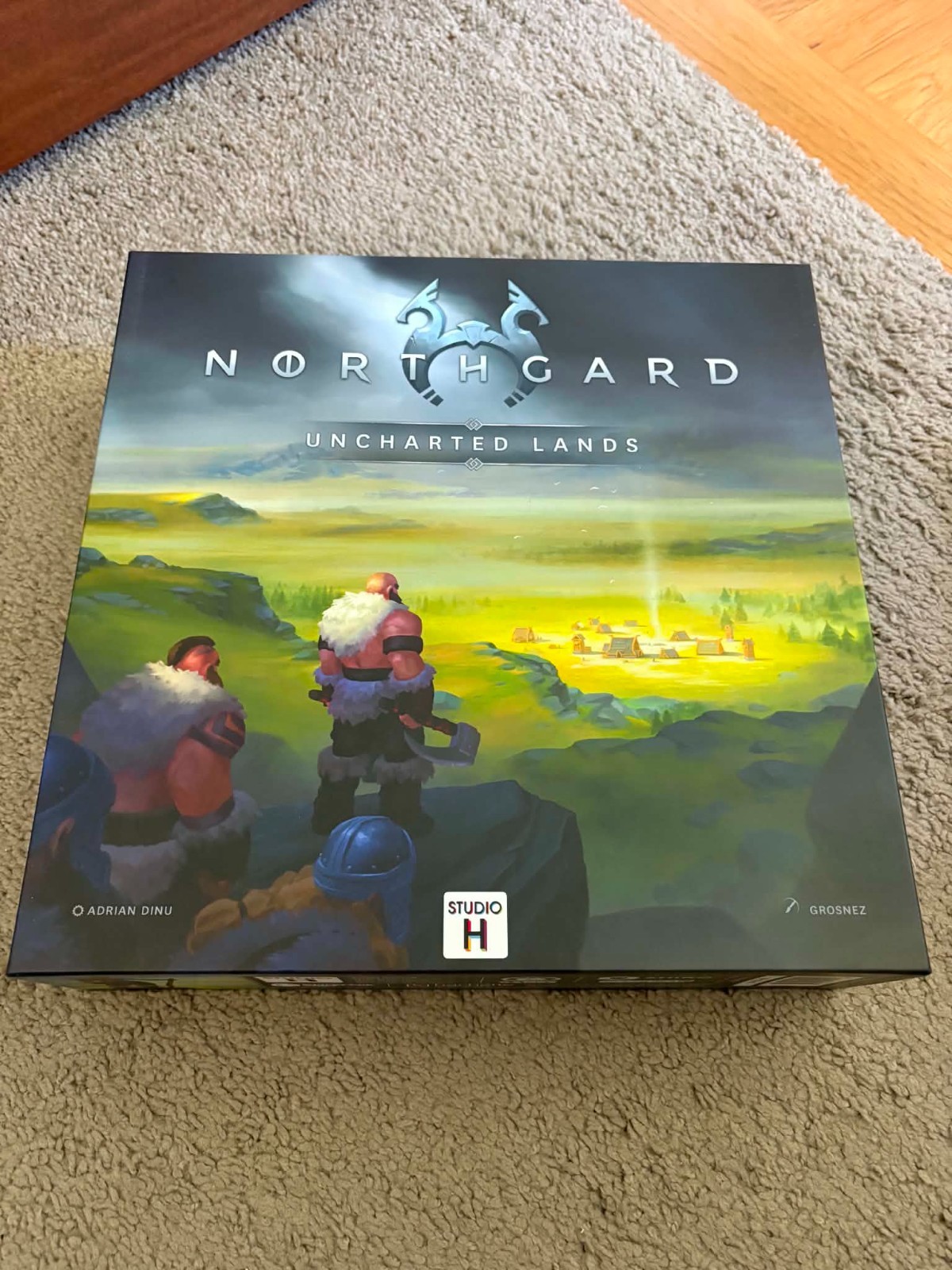 Northgard Uncharted Lands Studio H Board Game + Wilderness & Warchiefs expansion