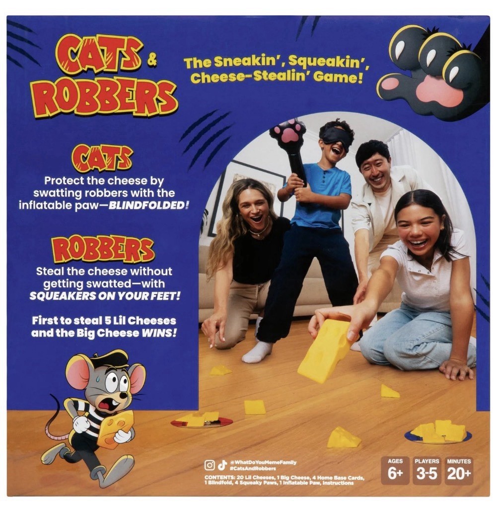 Cats & Robbers Family Board Game Ages 6+ New Sealed RELATABLE BRAND