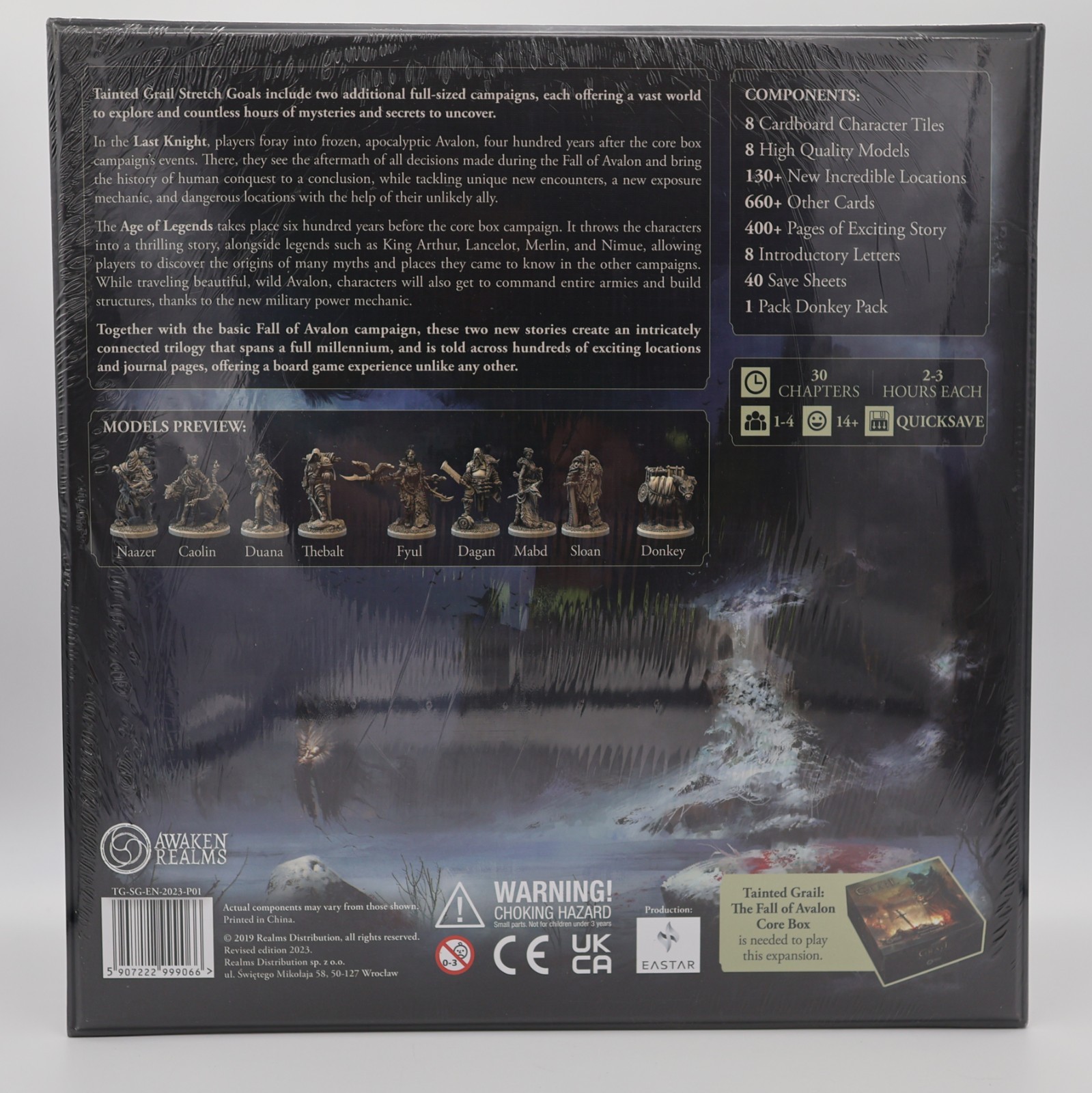 Tainted Grail 2.0 Kickstarter Stretch Goals Age Of Legends Last Knight Awaken