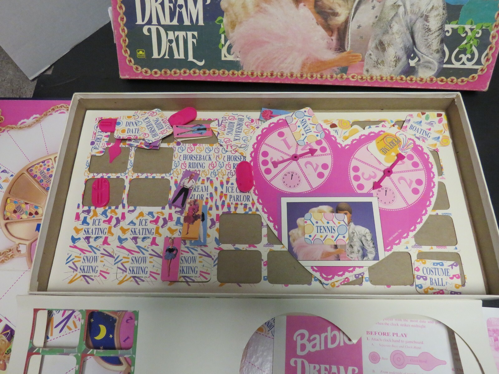 Vintage 1992 Barbie Dream Date Board Game
