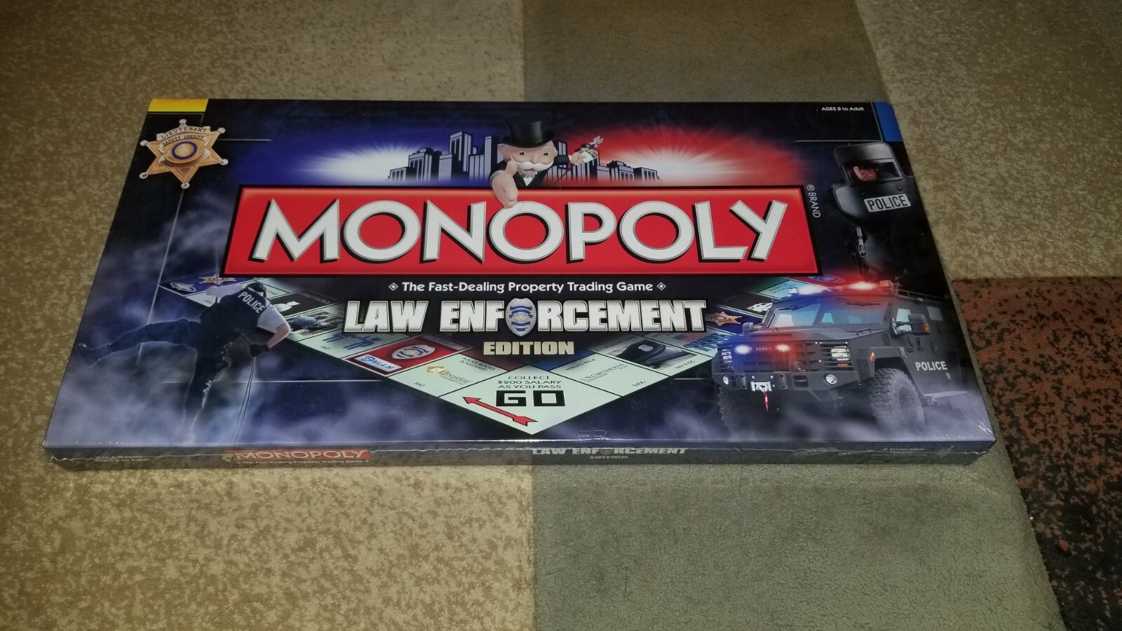 Monopoly Law Enforcement Edition Board Game Brand New, Factory Sealed, Perfect!