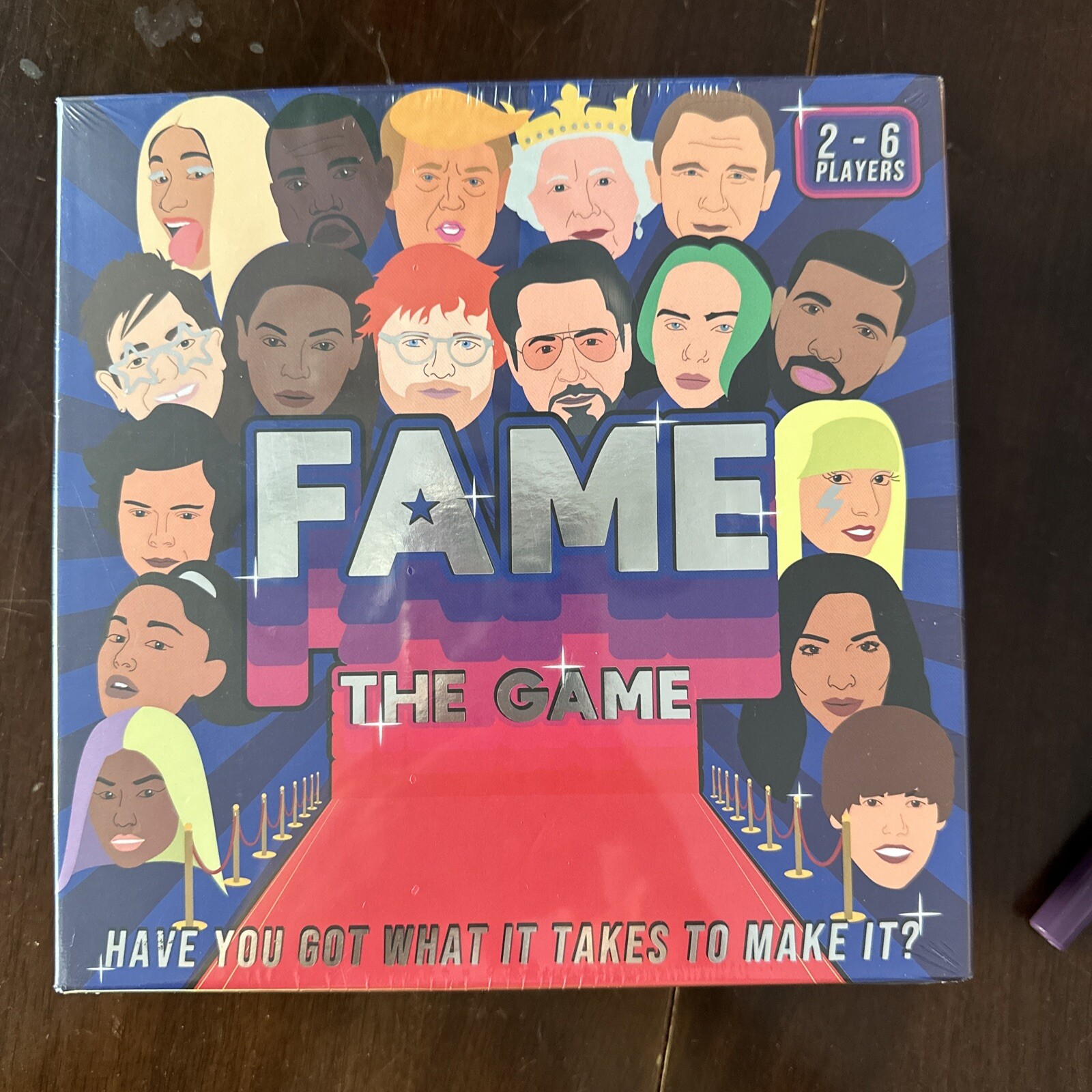 Fame The Game Family game 2-6 Players party BRAND NEW SEALED GAME