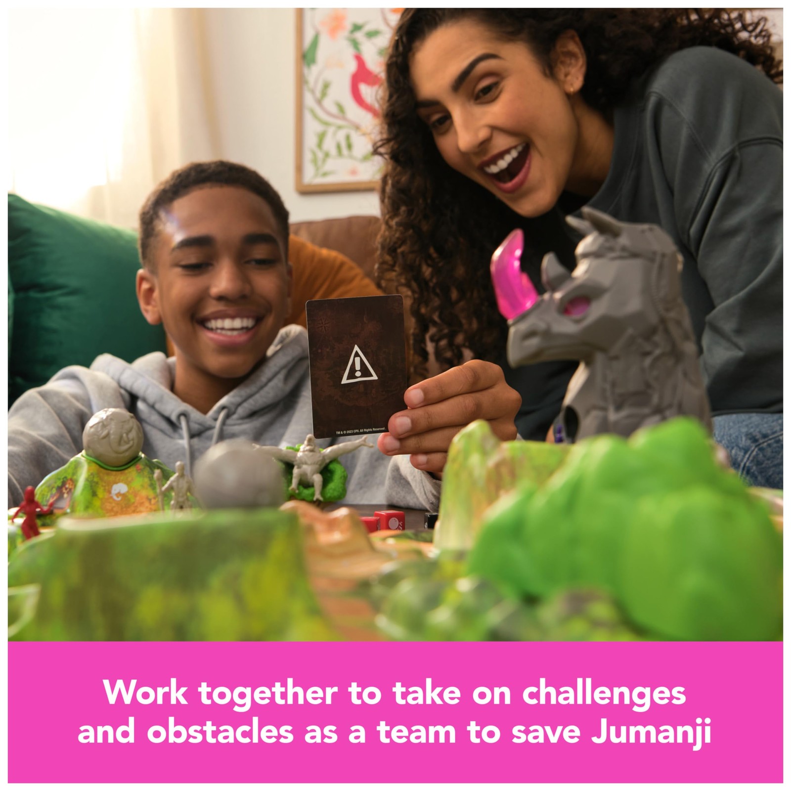 , Jumanji Stampede, 3D Adventure Cooperative Board Game, for Fans of The Juma…
