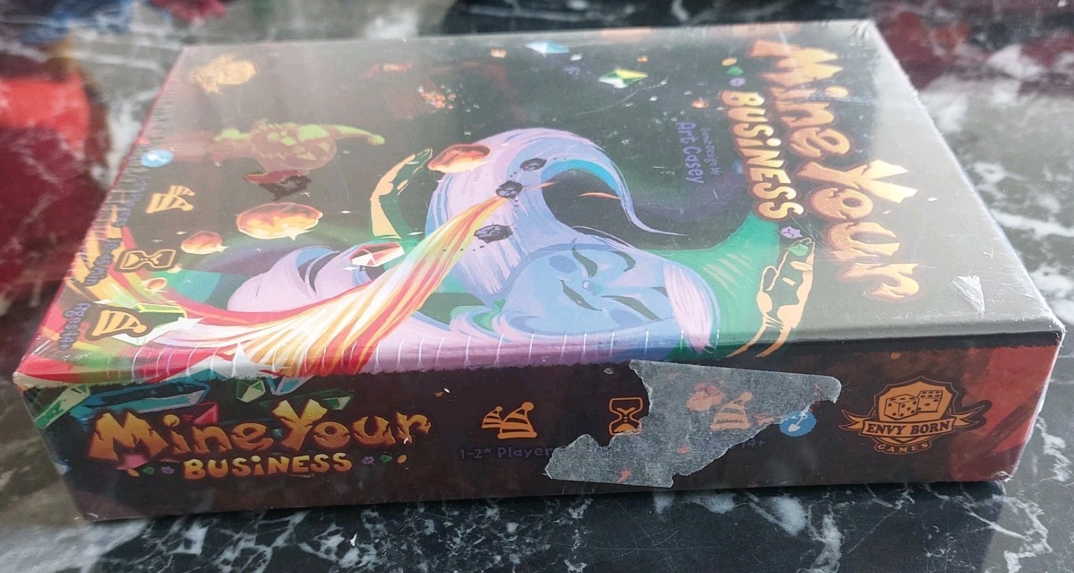 Mine Your Business Envy Born Games Card Puzzle Strategy Gnomes Goblin New Sealed