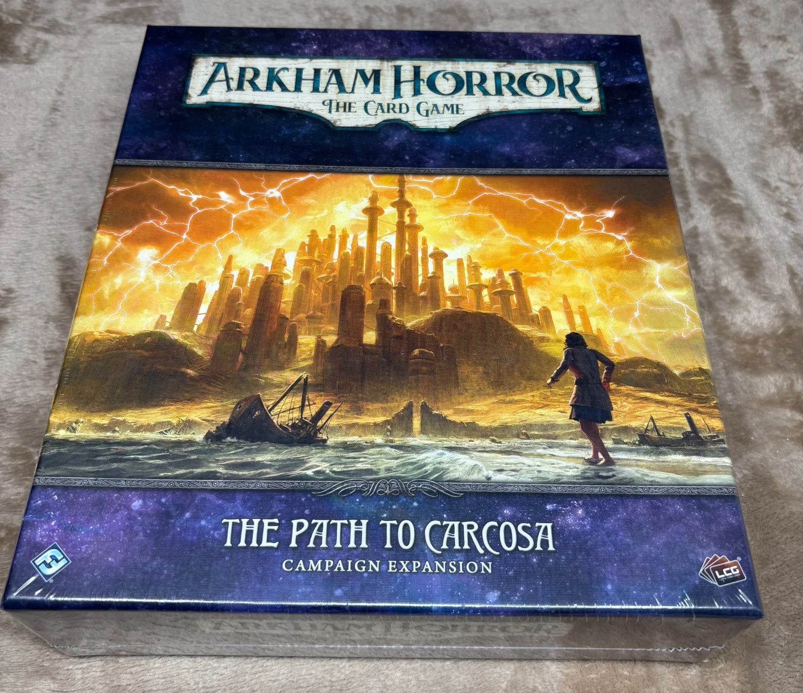 Arkham Horror LCG Path to Carcosa Campaign & Investigator Expansion Bundle New