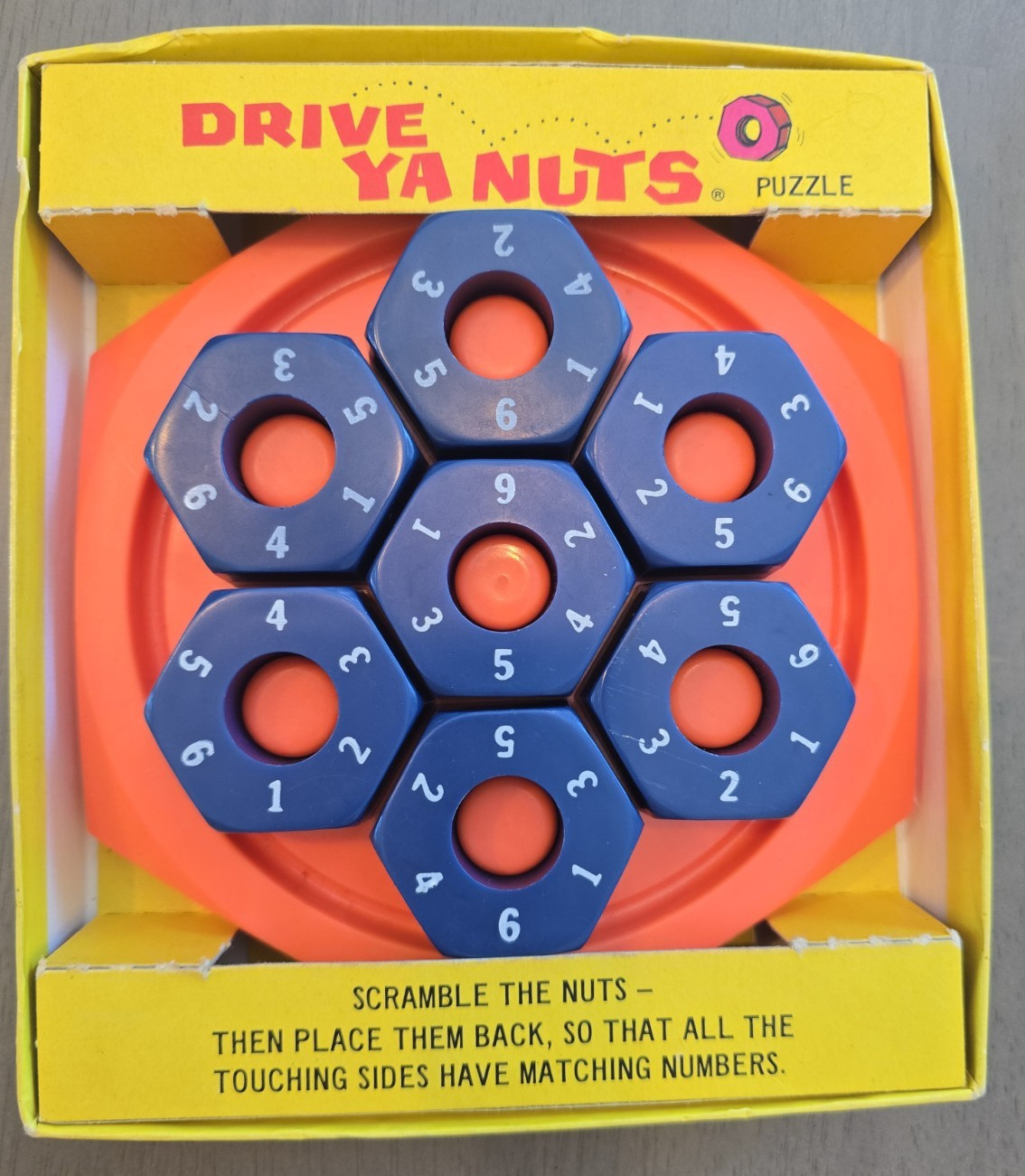 Drive Ya Nuts Puzzle Challenge Game New in Box Vintage 1970 Milton Bradley 70’s