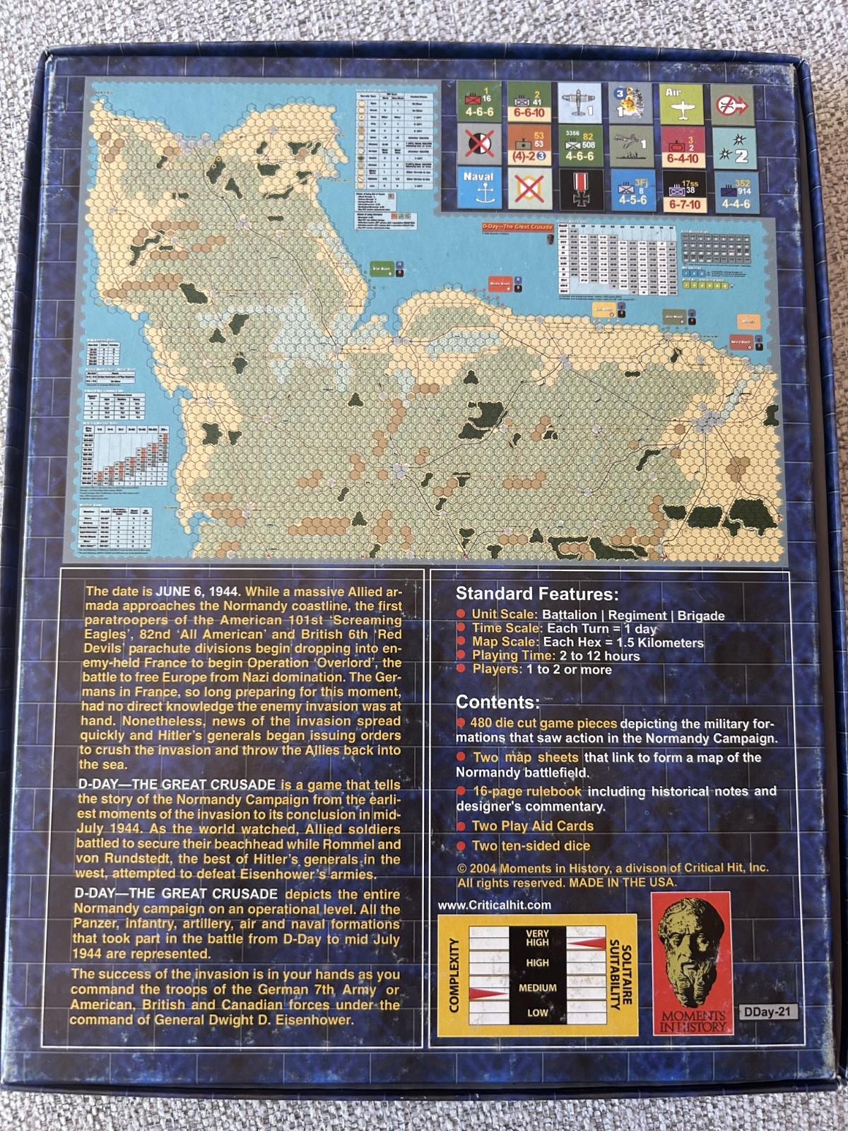 Moments in MiH War Game D-Day – The Great Crusade w/Rudder’s Line- 9