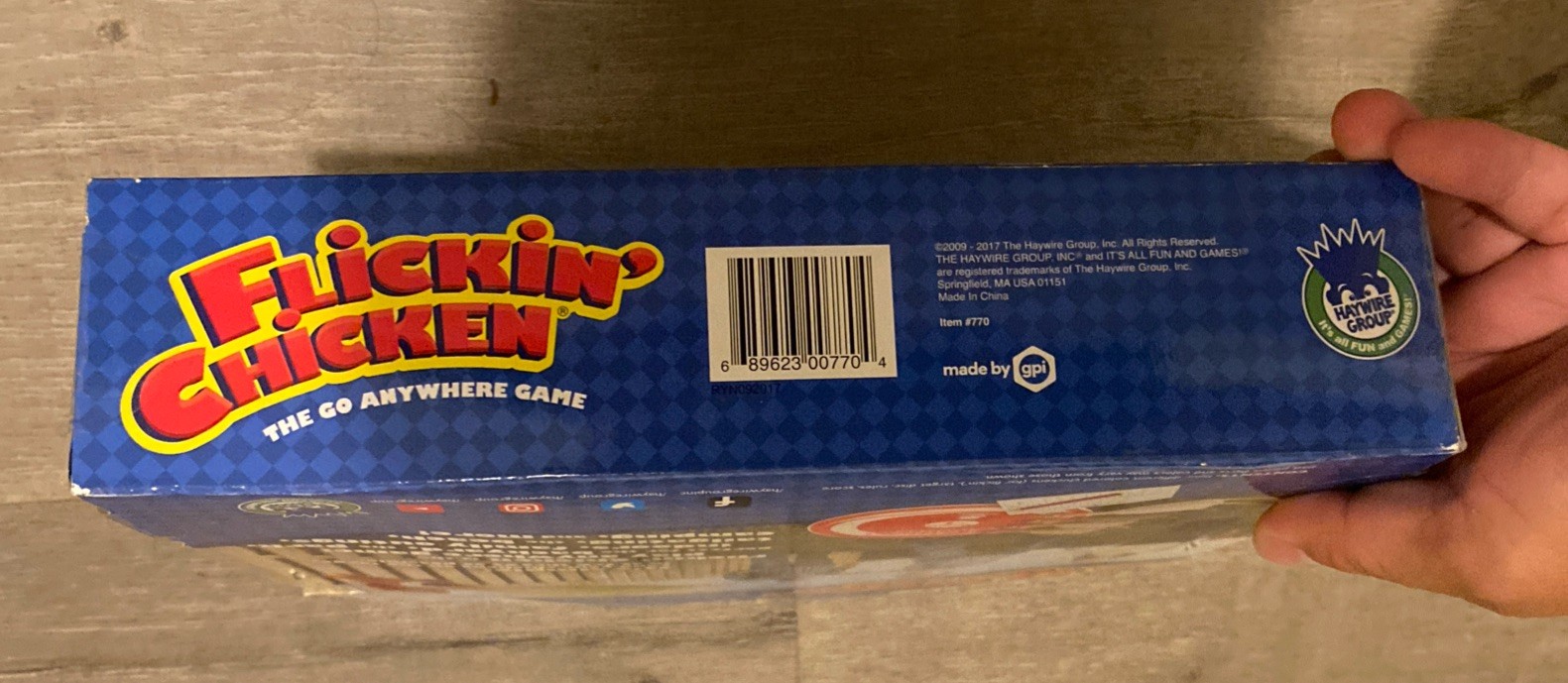 Flickin’ Chicken Game -Indoor/Outdoor Fun- 2014 Haywire Group NEW SEALED Family