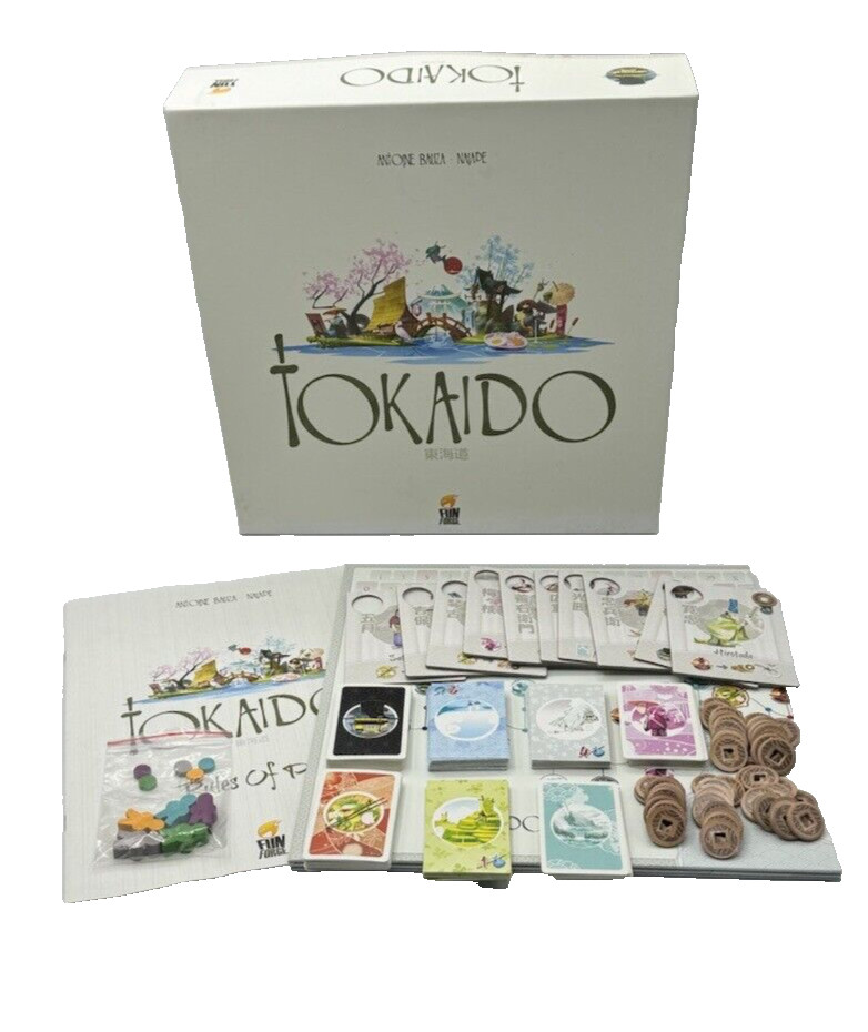 Tokaido Board Game Fun Forge Game COMPLETE