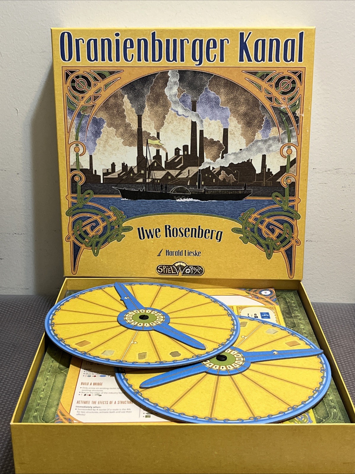 Spielworxx Oranienburger Kanal Board Game (German/English Ed) w/ 2 Expansions