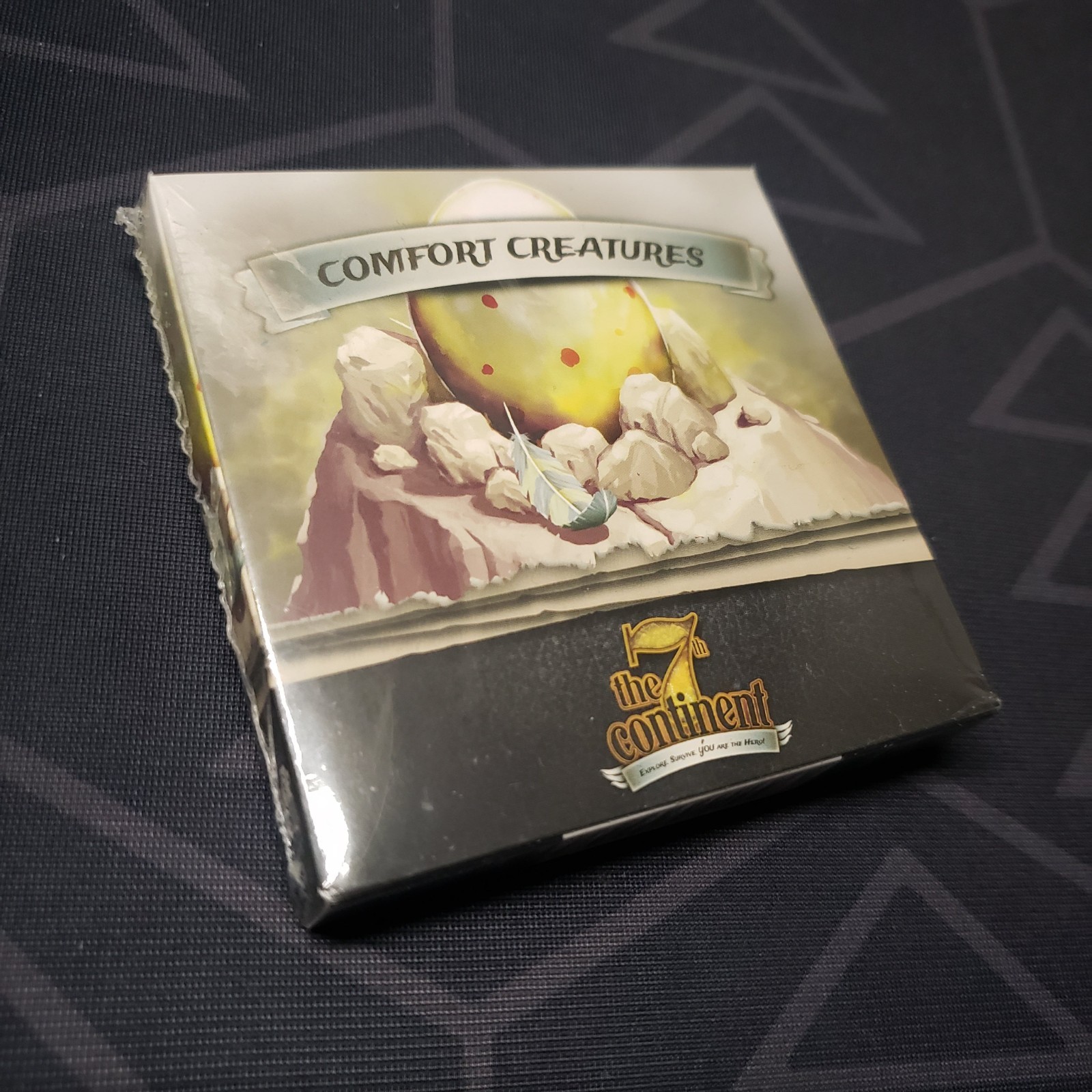 The 7th Continent: Comfort Creatures (Card Game Expansion, 2019) pack board NEW