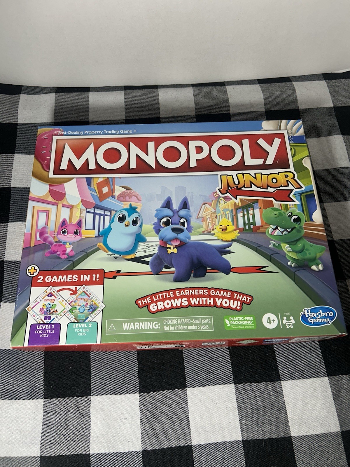 Hasbro Monopoly Junior Board Game Ages 5 and up Complete