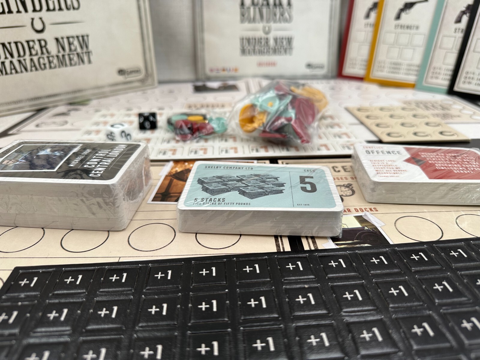 Peaky Blinders Under New Management, Mixed Colours Board Game un-punched 2019