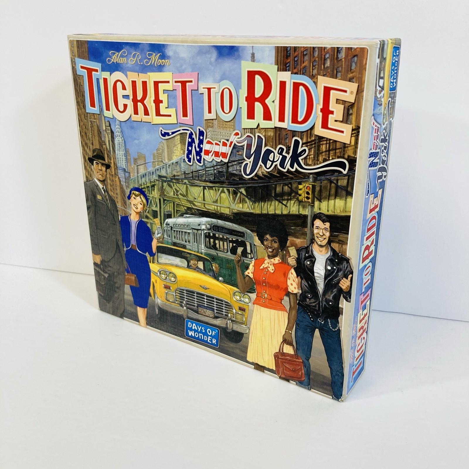 TICKET TO RIDE NEW YORK BOARD GAME New Open Box w/Sealed Cards Days of Wonder