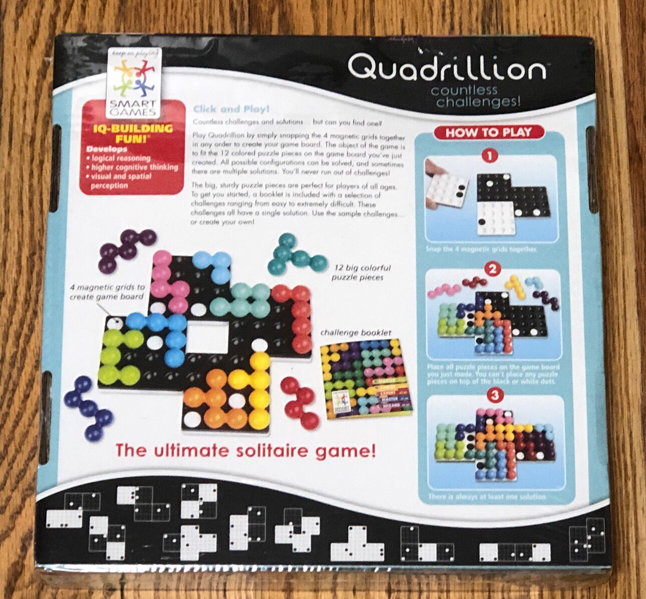 Quadrillion, A Multi Level Logic Game By Smart Games, New! Free Shipping!
