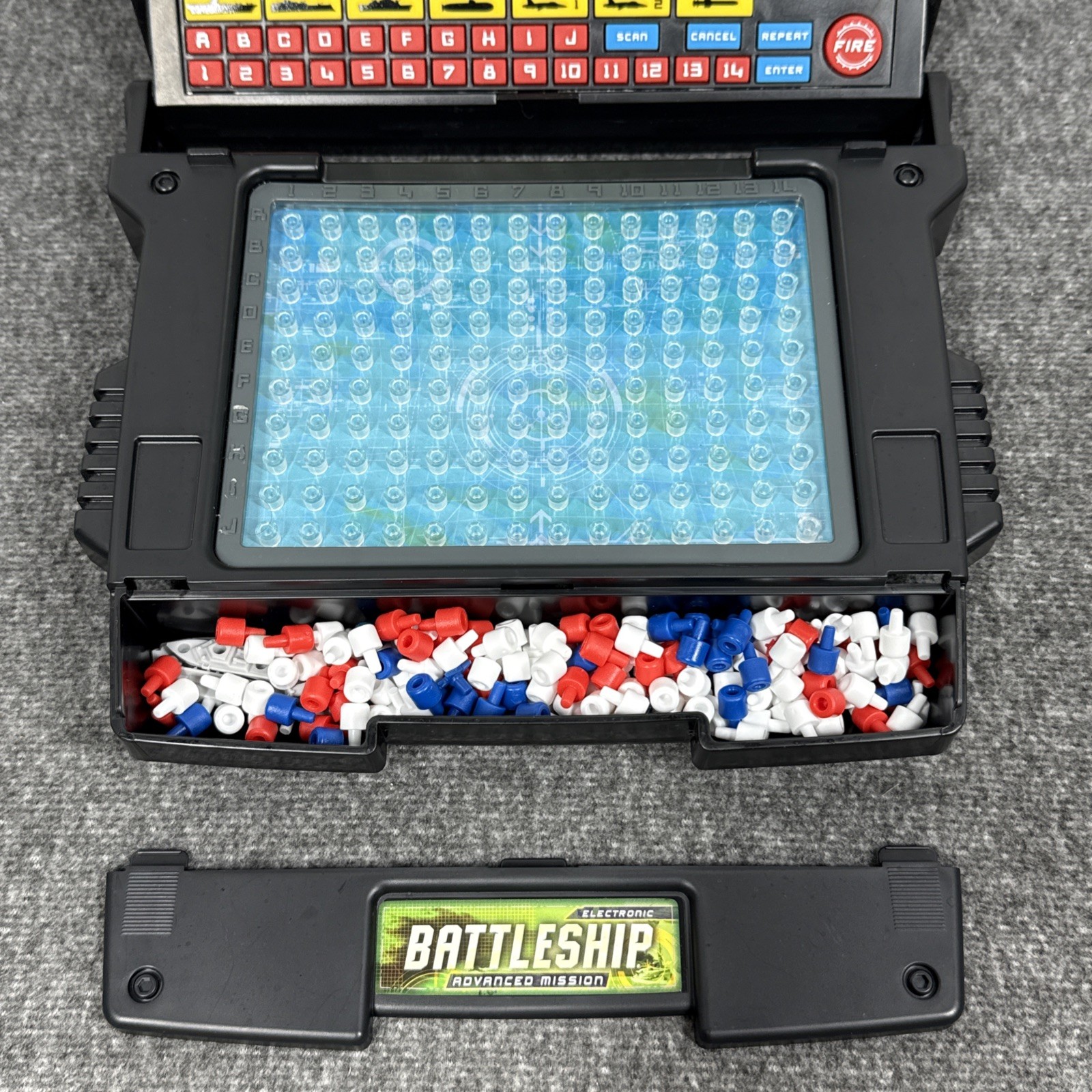 💥Advanced Mission Electronic Battleship Game 100% Complete Multiple Games in 1