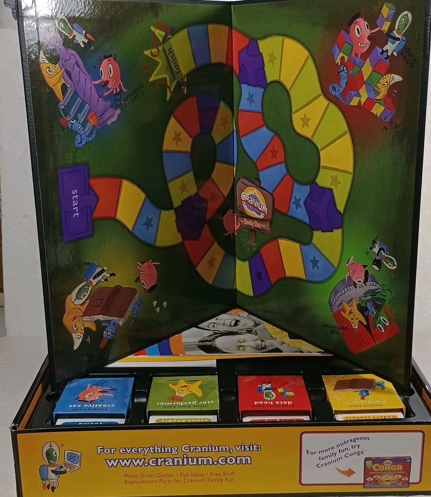 Cranium The Family Fun Game Outrageous Fun For The Whole Family 100% COMPLETE