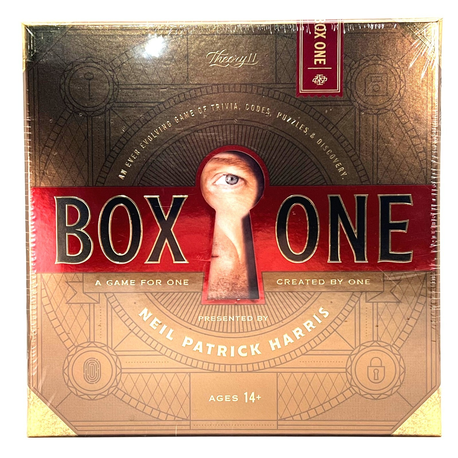 Box One Trivia Puzzle & Codes Game Unique Adventure Theory 2 Neil Patrick Harris