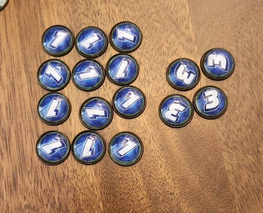 Marvel Champions LCG Lot Of Metal & Glass Tokens Premium Game Accessories