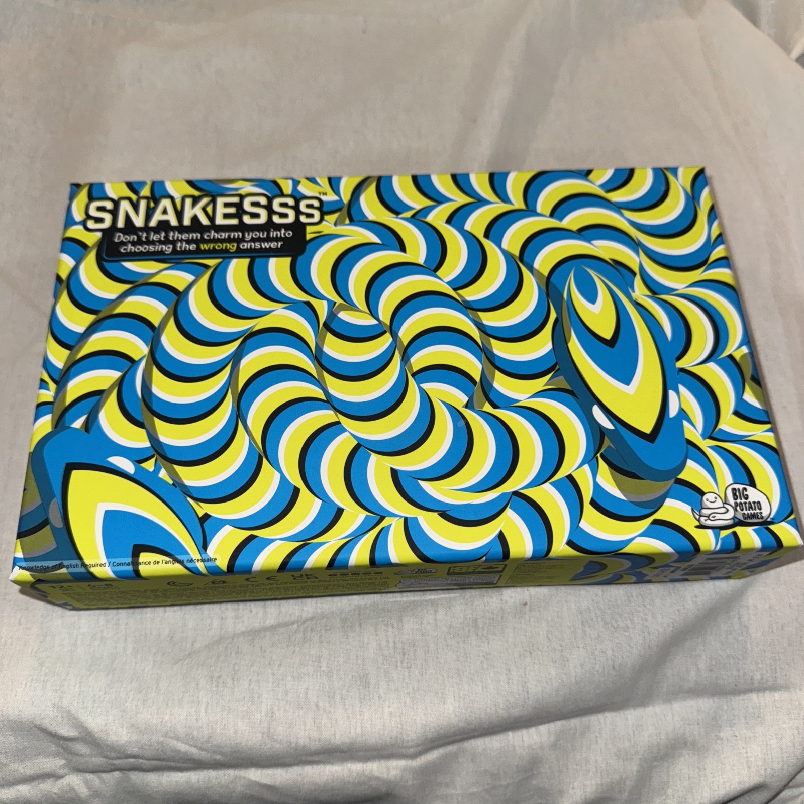 Big Potato Snakesss Board Game Social Family Game – Brand New