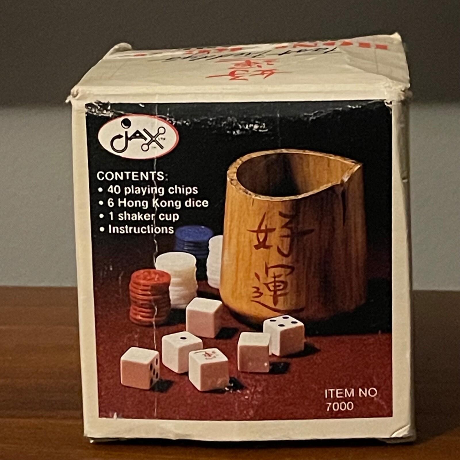 Jax Dice Game Fast Freddy’s Hong Kong 1983 in Original Box Instructions Vintage