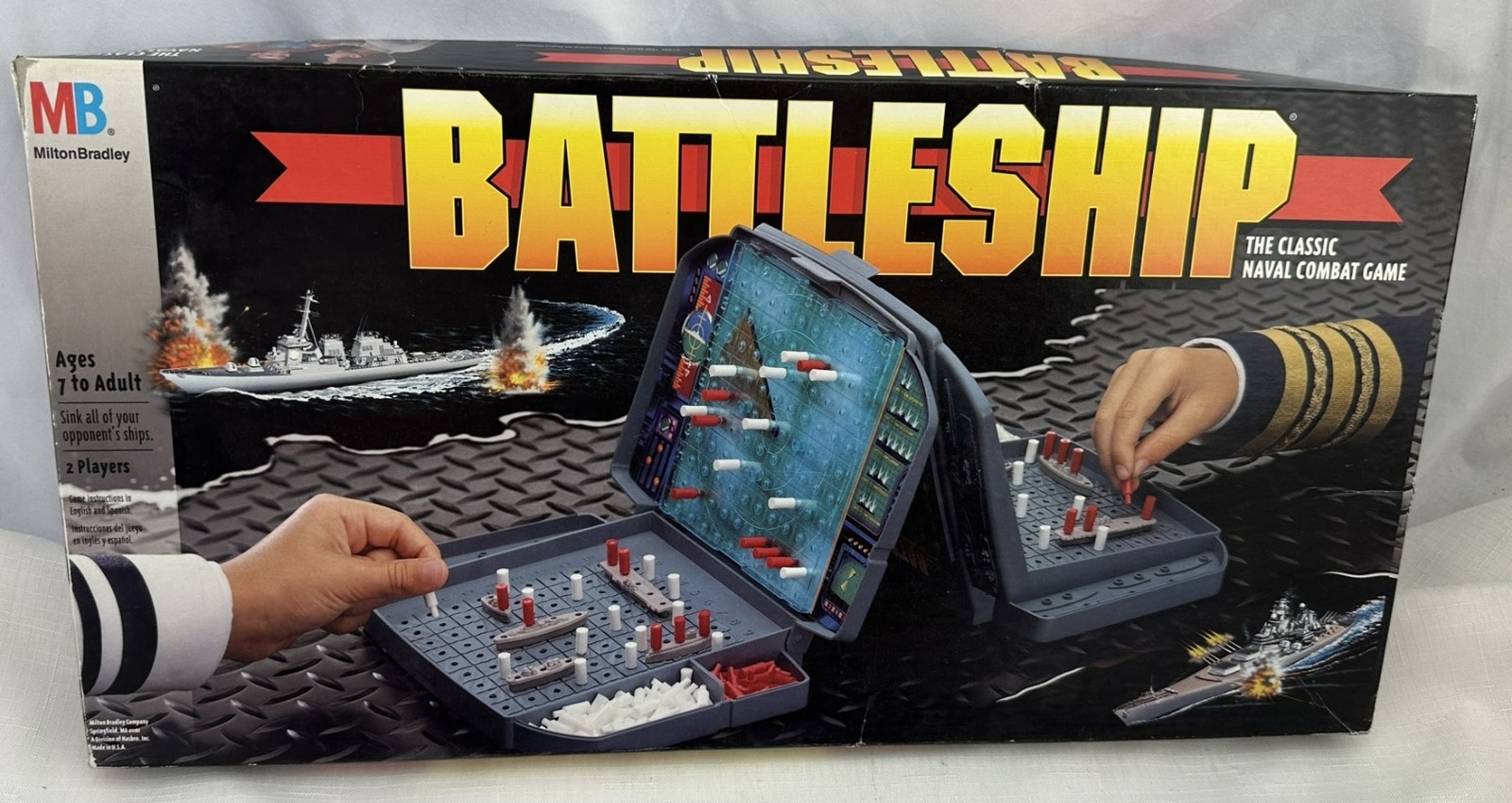 1996 Battleship Game by Milton Bradley Complete in Great Condition FREE SHIPPING
