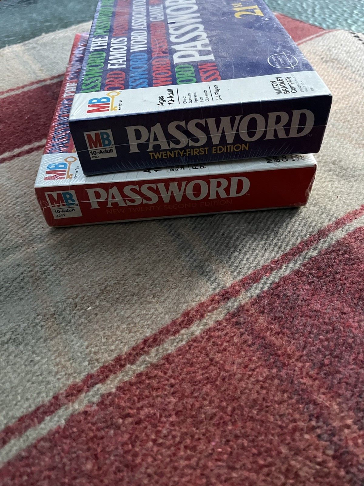 Sealed, Milton Bradley: Password Game. Lot Of 2. NOS
