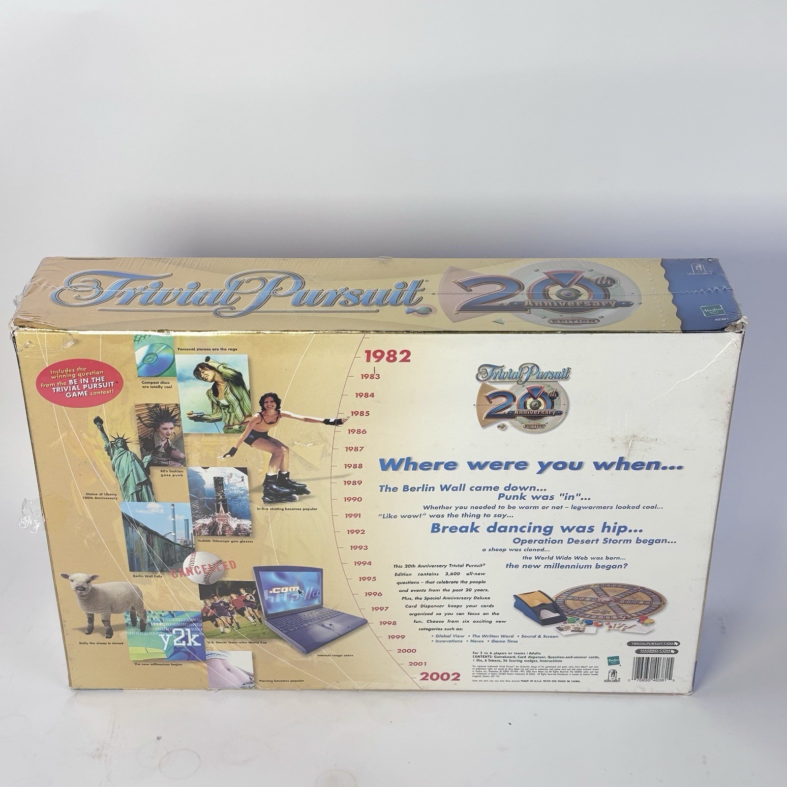 Trivial Pursuit 1982 to 2002 20th Anniversary Edition Brand New Sealed!
