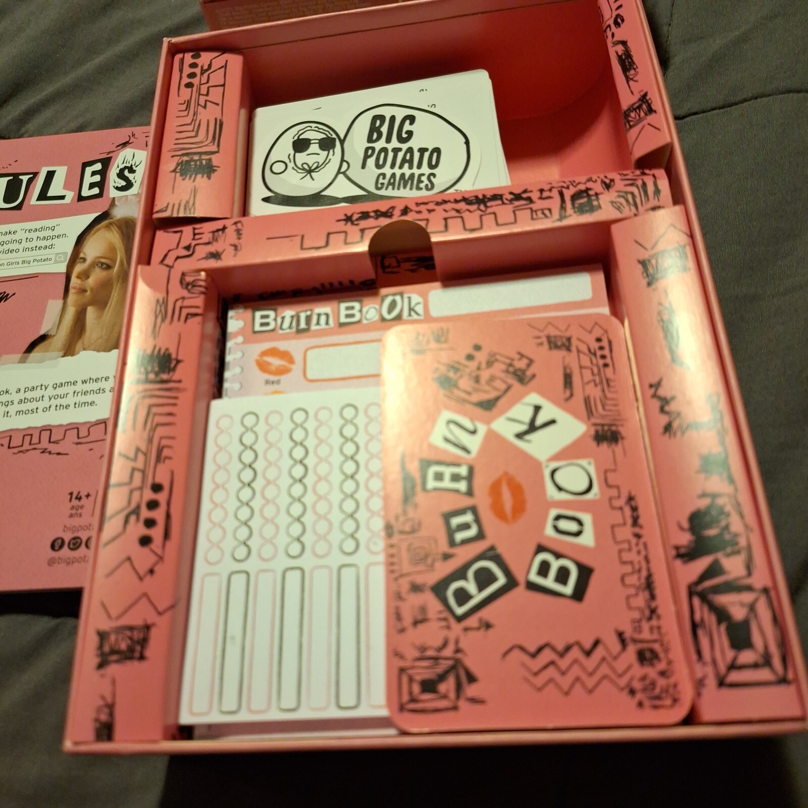 MEAN GIRLS Burn Book The Party Game Board Game By Big Potato Games Truth Bombs