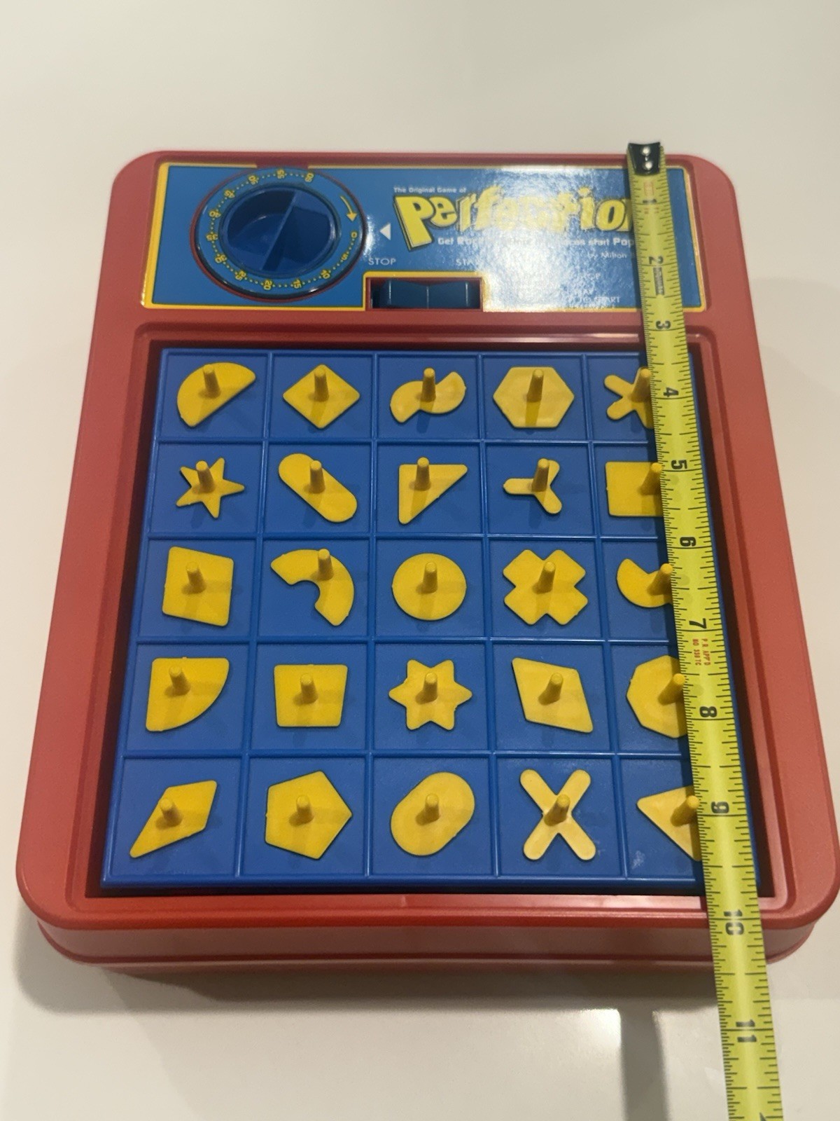 2006 Perfection Board Game Complete Tested Working Hasbro MB w/ Box Instructions