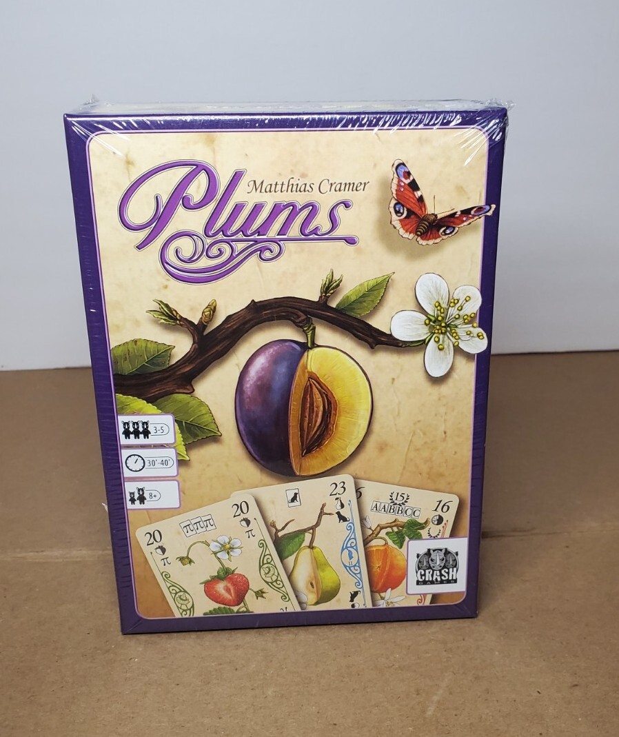 Matthias Cramer Plums Card Game NEW And Sealed 2016 Made By CrashOfGames