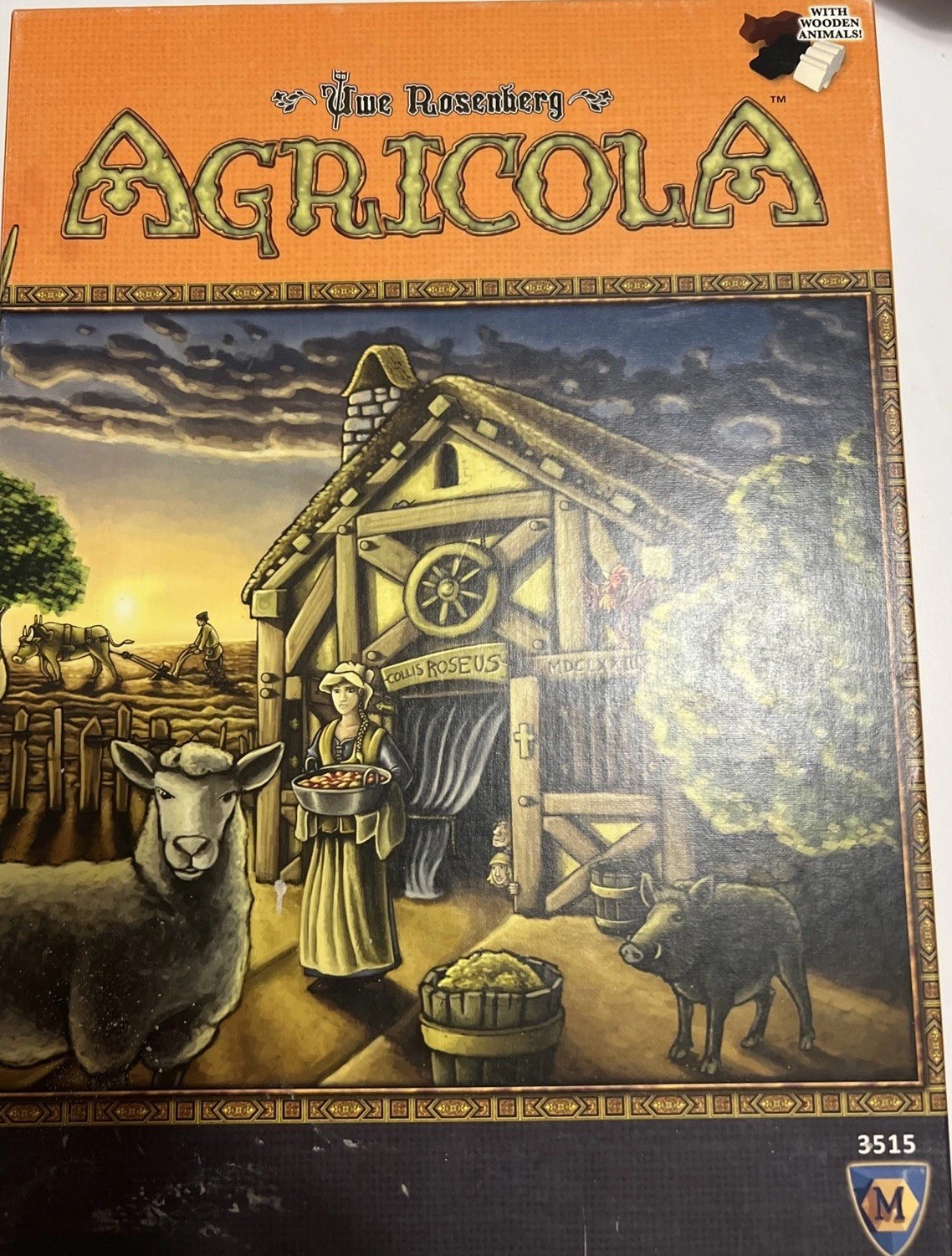Agricola Board Game 3515 2016 Mayfair Games Complete Excellent Used 2016