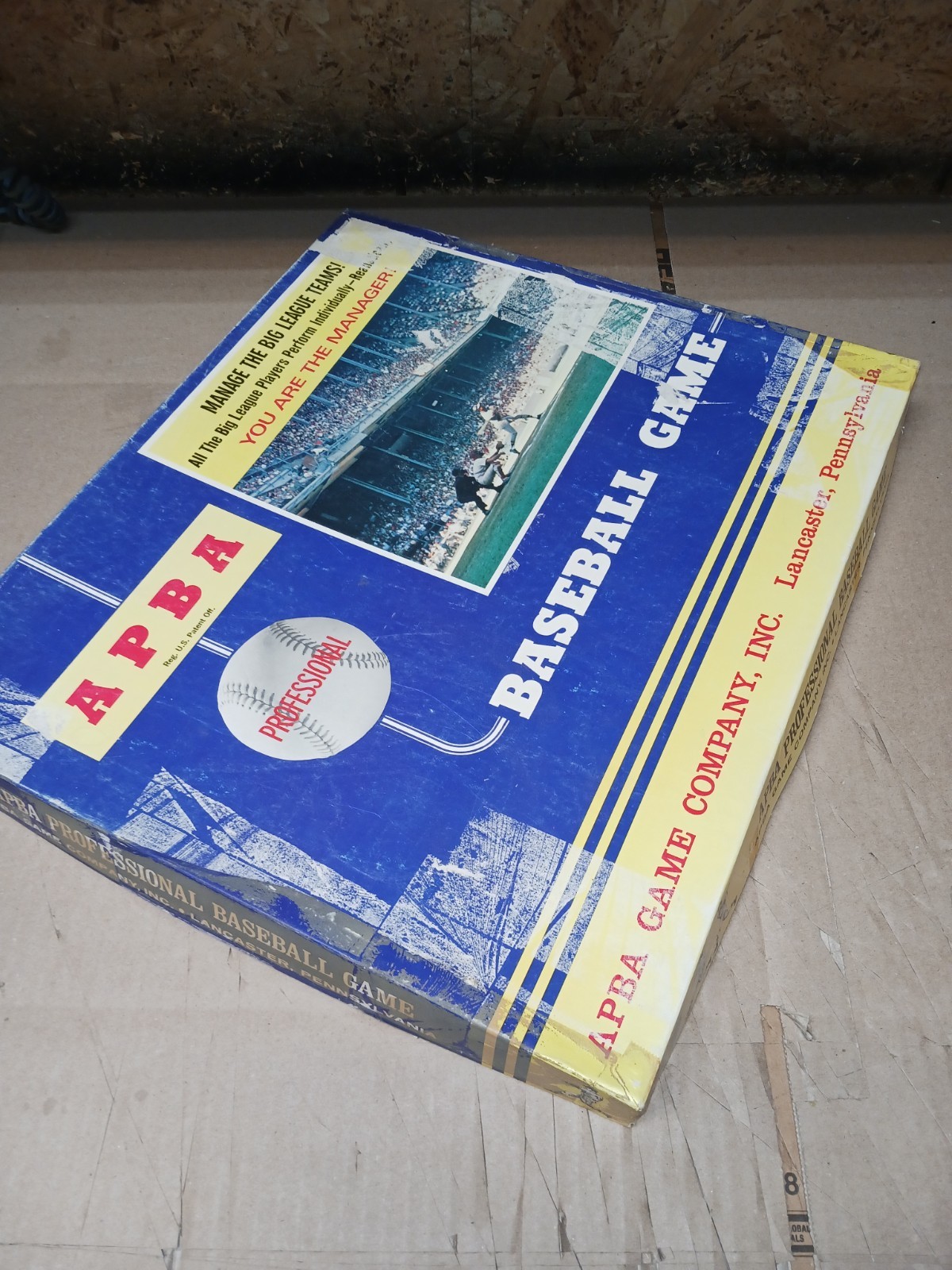 APBA MLB Baseball Game. All 16 Teams From 1901, NL Teams Only 1913, 1916, 1948.