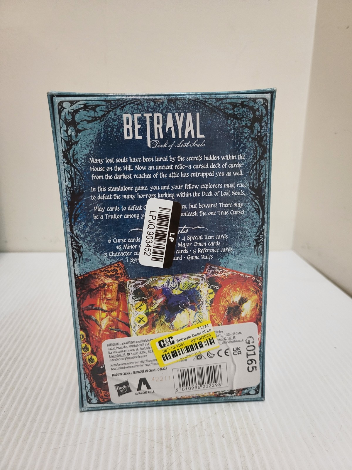 Betrayal Deck Of Lost Souls Card Game – Tarot-Inspired (3-5 Players Ages 12+)