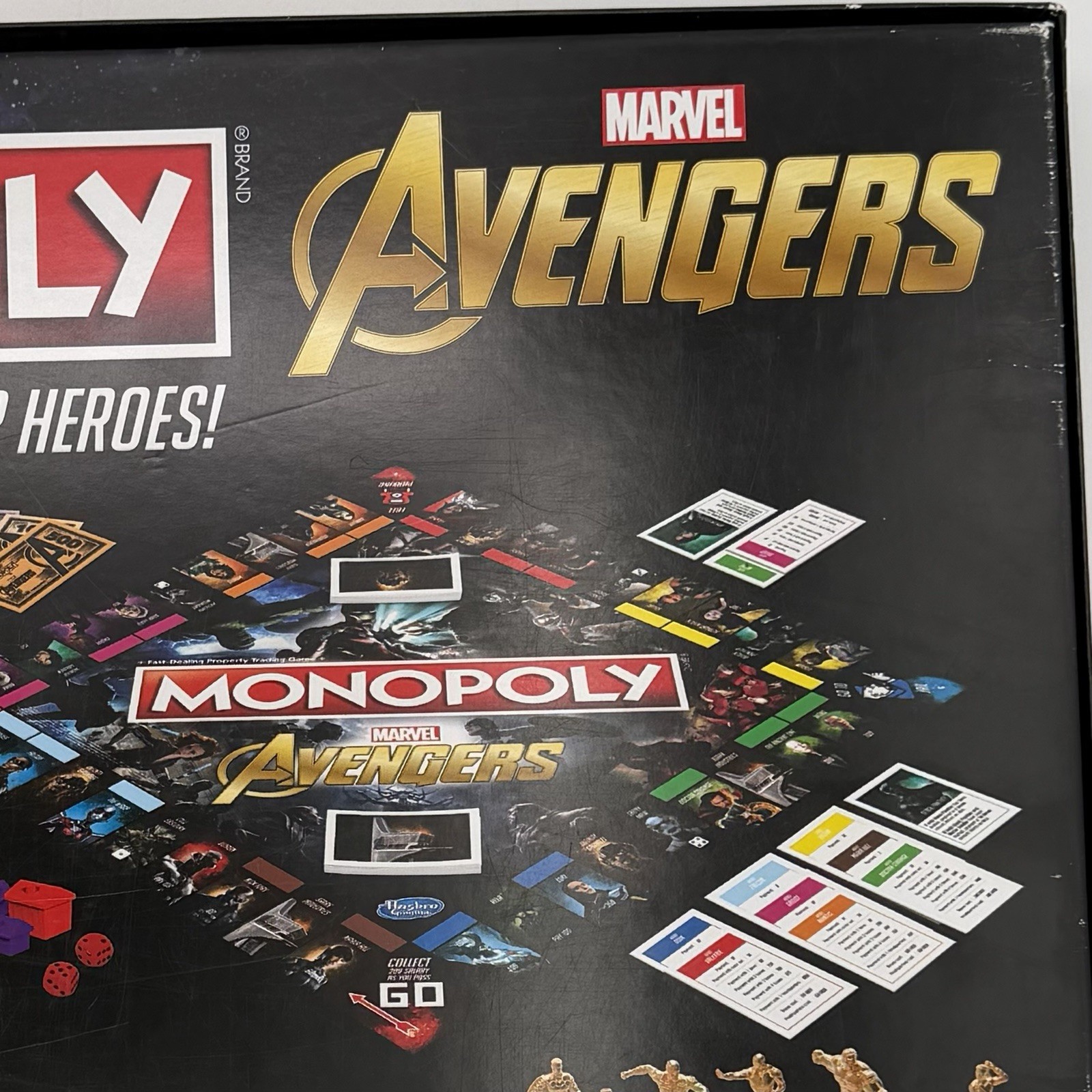 Monopoly Marvel Avengers CIB Hasbro Gaming 2018 MCU The First Ten Years 8+