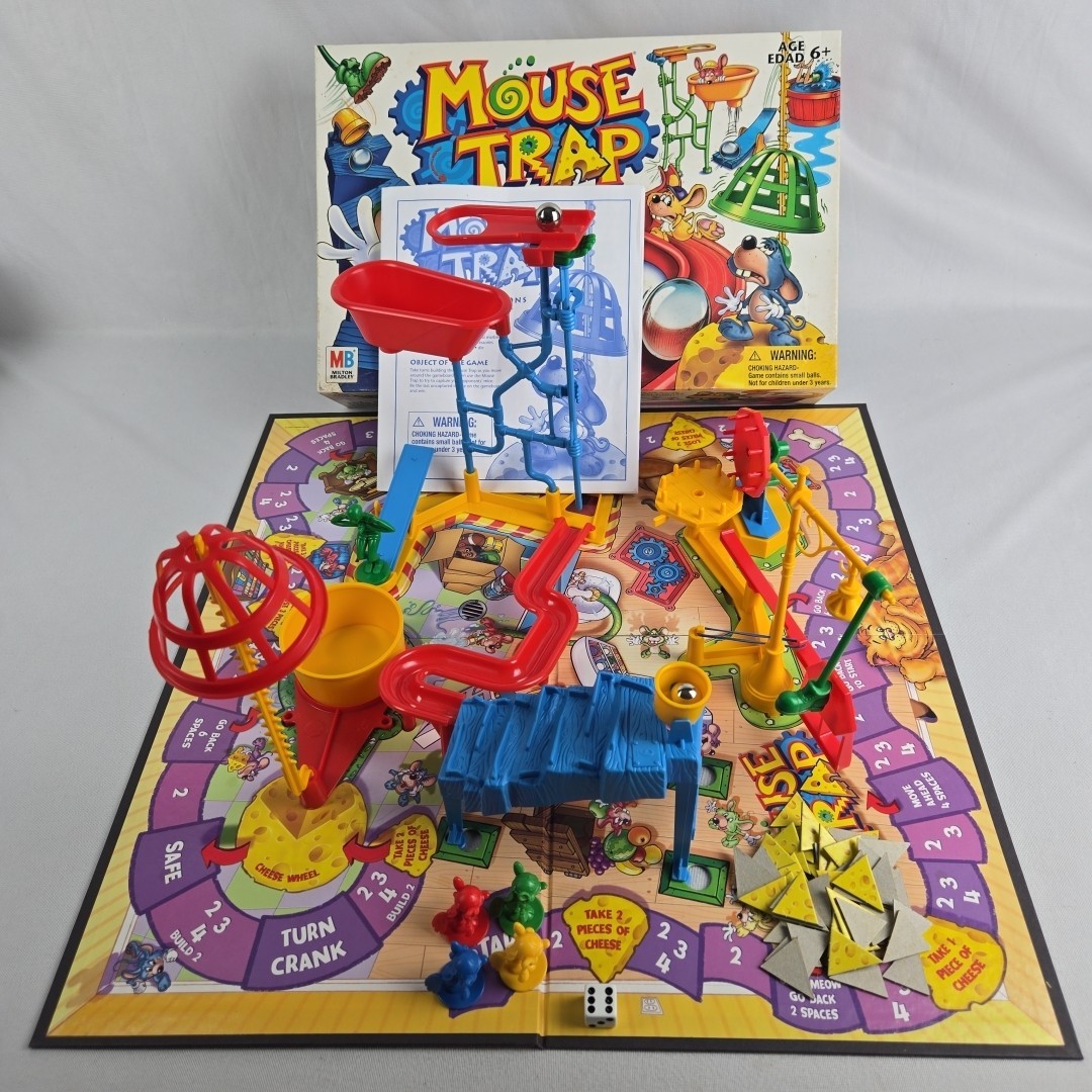 Mouse Trap Board Game 2005 Milton Bradley Hasbro Complete #04657 Vintage