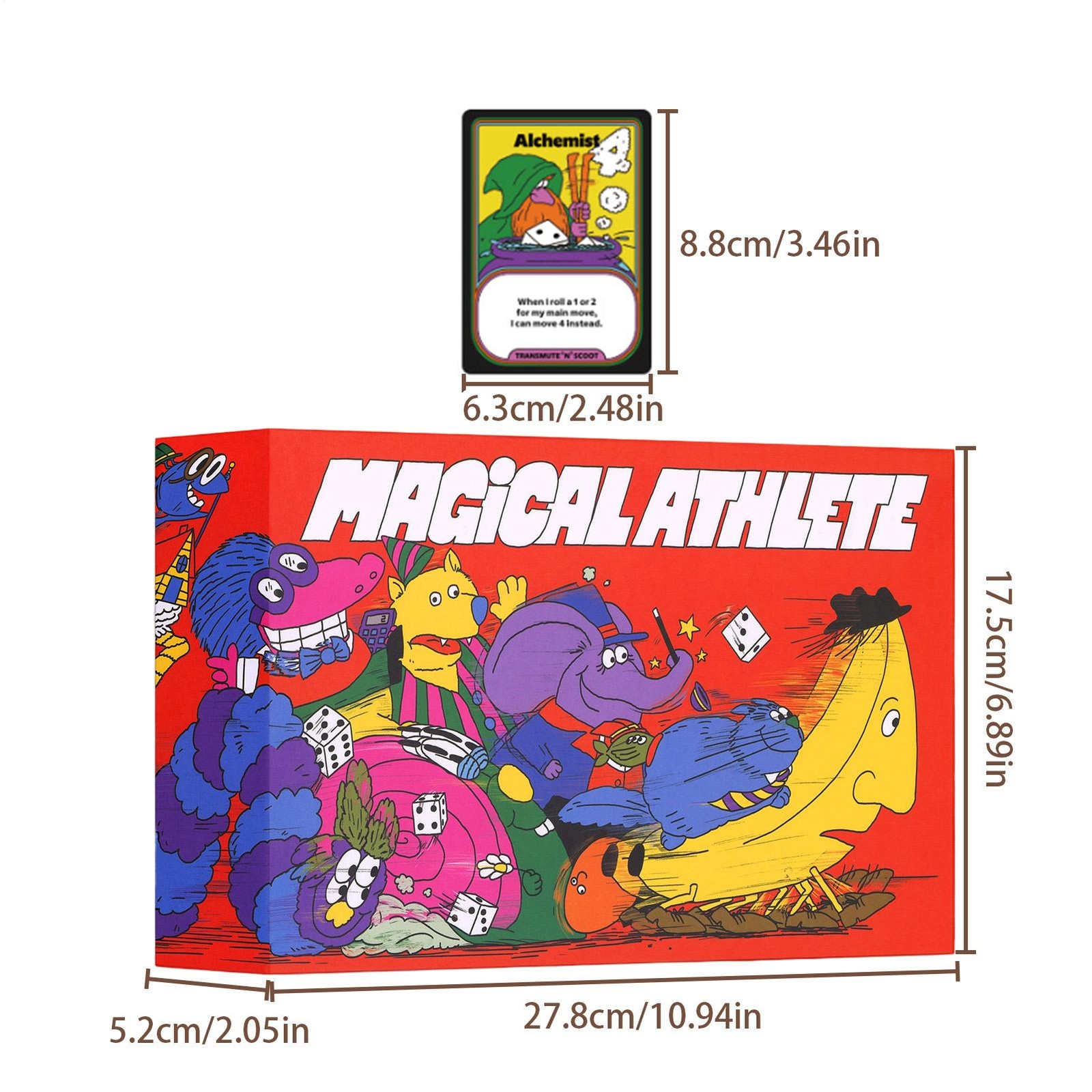 Magical Athlete Board Game – A Party Game of Pure Racing Chaos