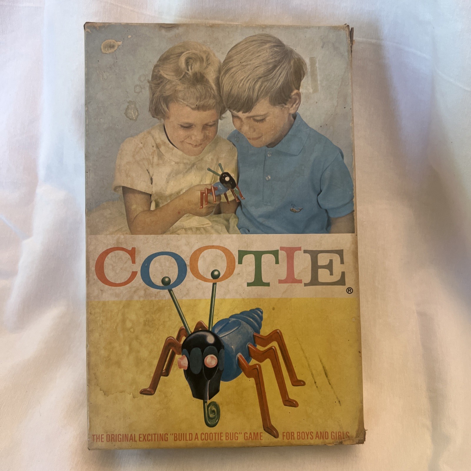 Vintage 1949 The Fabulous Game of Cootie by Schaper
