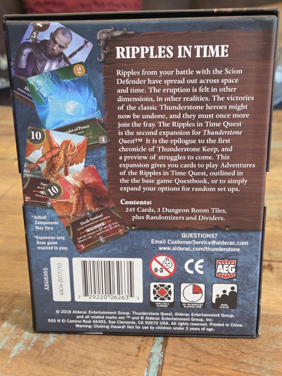 Alderac Entertainment Group Thunderstone Quest Ripples in Time Expansion 245 Ca…