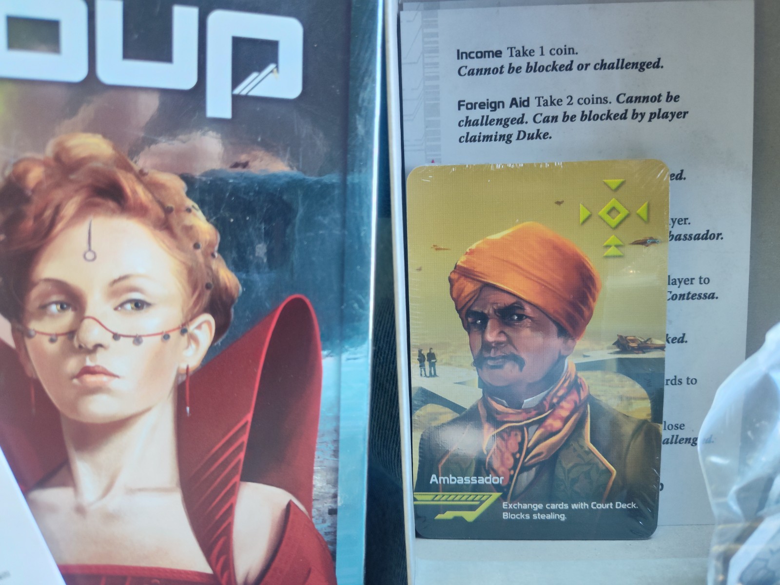 COUP Card Game – The Dystopian Universe Indie Boards Card Sealed NEW OPEN BOX