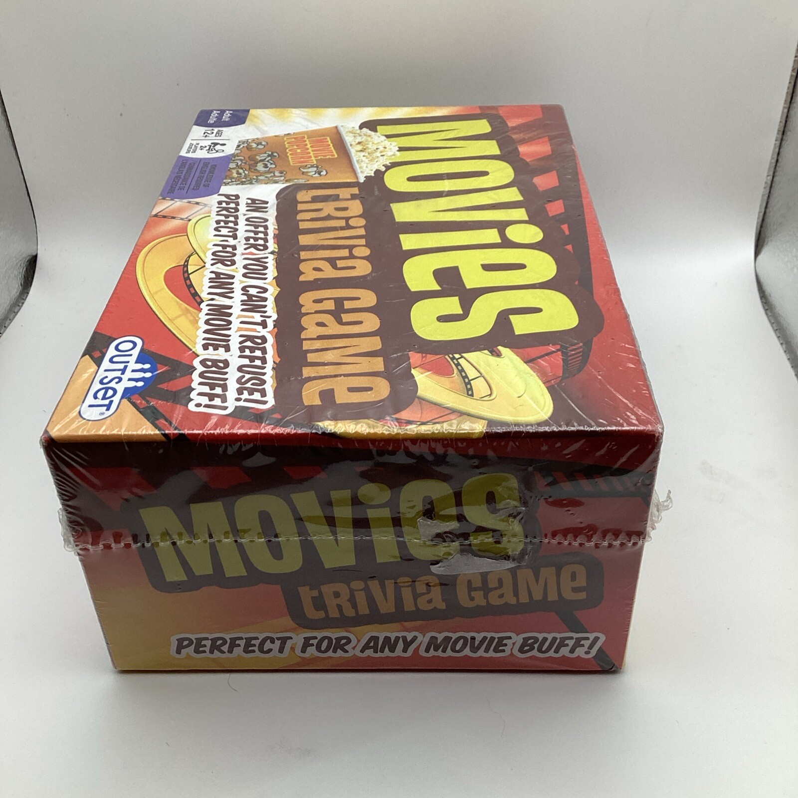 Movies Trivia Game Outset Perfect for Movie Buffs Portable 220 Cards NIB
