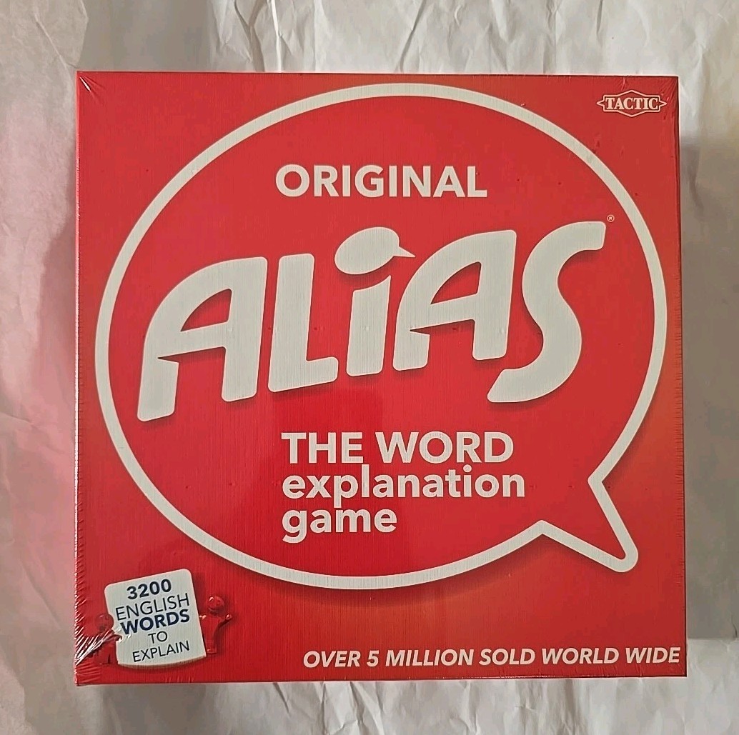 New Tactic Games Original Alias Board Game Word Explanation Game Ages 10+