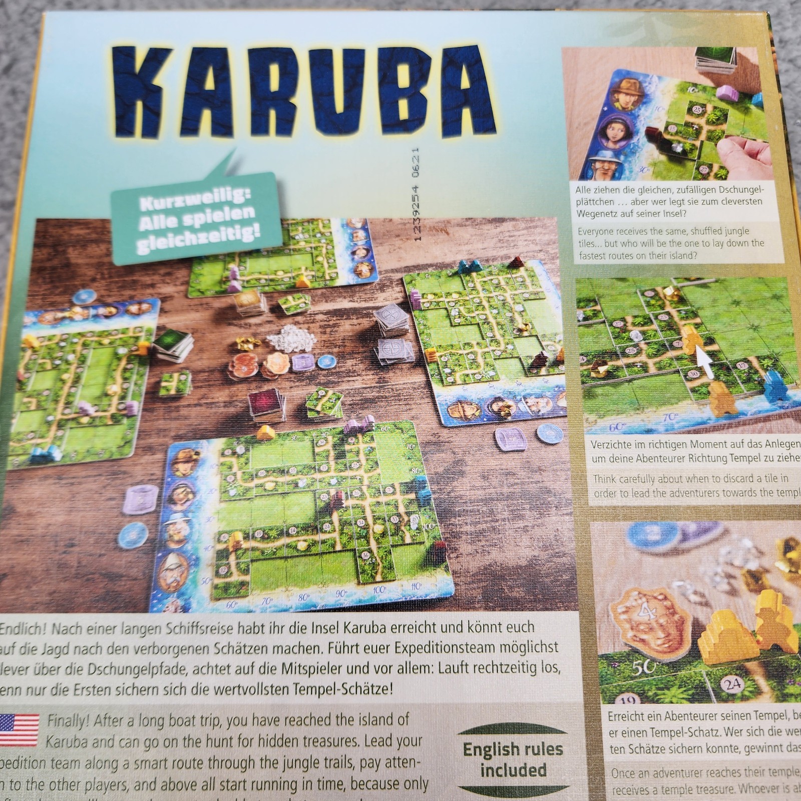 Karuba Board Game, Award Winning Haba Game Age 8+ 100% Complete VGC