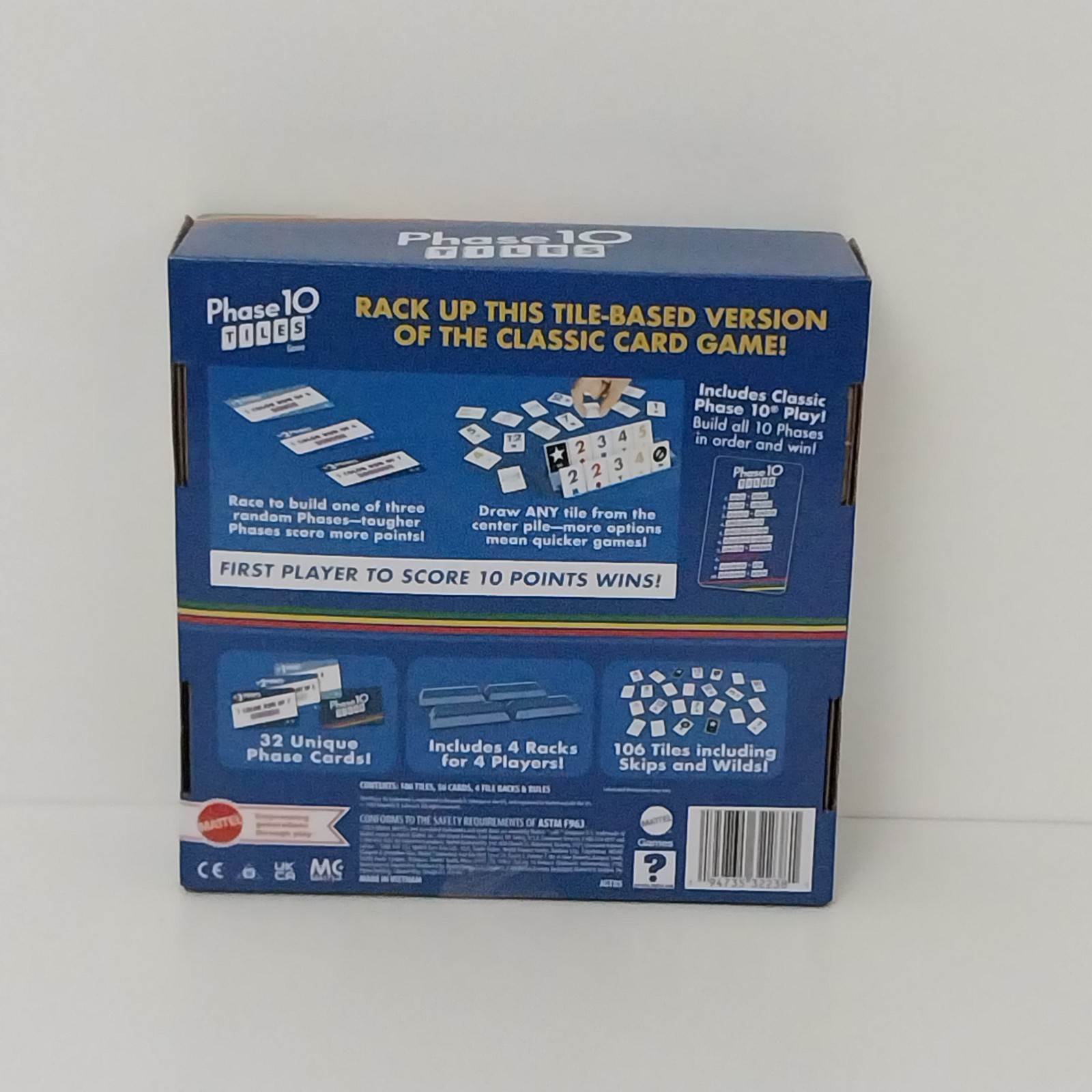 Phase 10 Card Game – Quick Rummy Play for 2-4 Players with Unique Phases