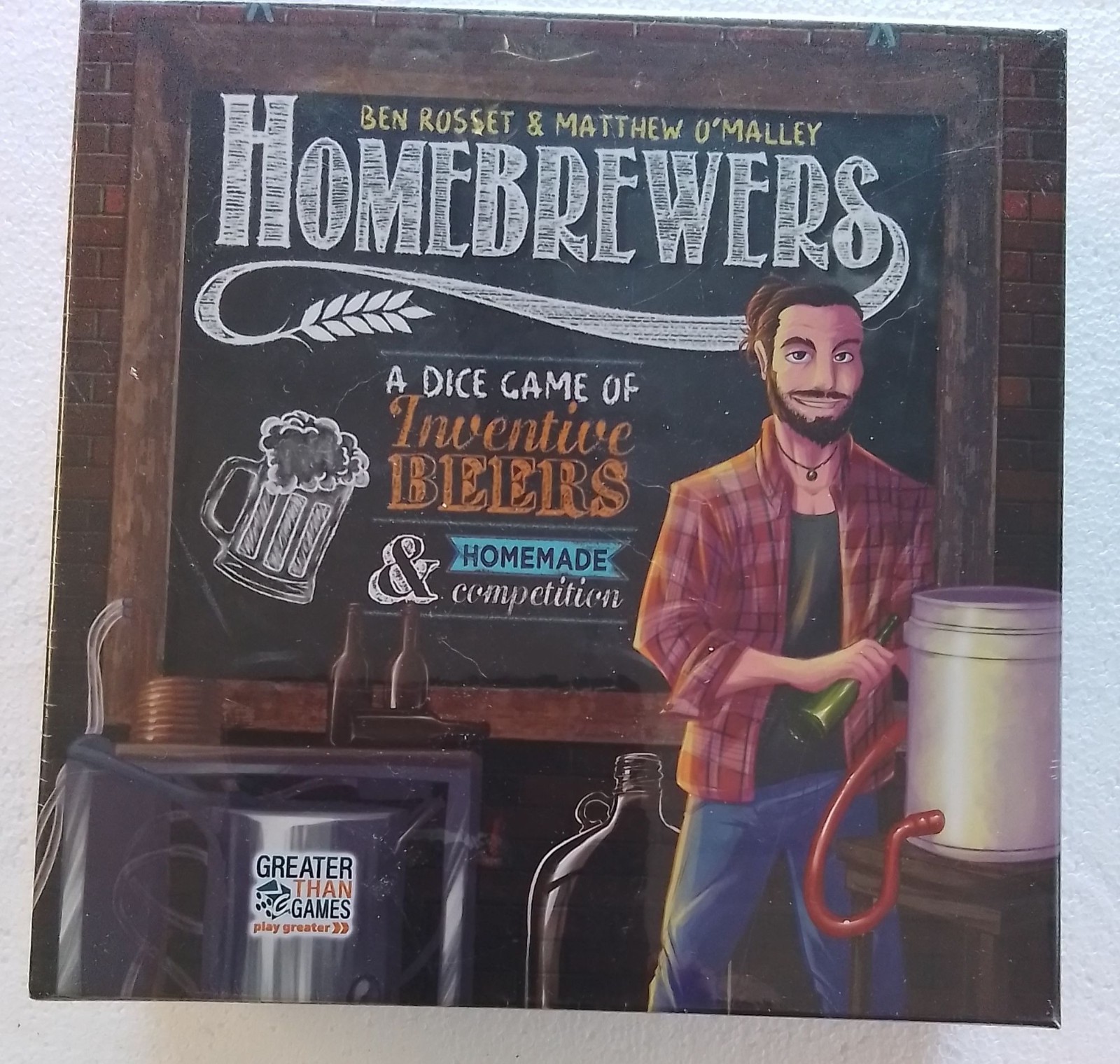 Greater Than Games Homebrewers – a Dice Game of inventive Beers & Homemade Compe
