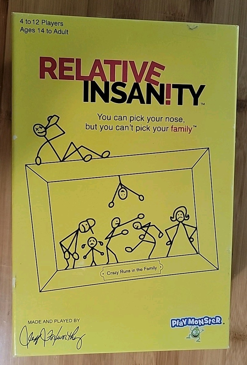 Relative Insanity Adult Family Party Game Jeff Foxworthy Card Game