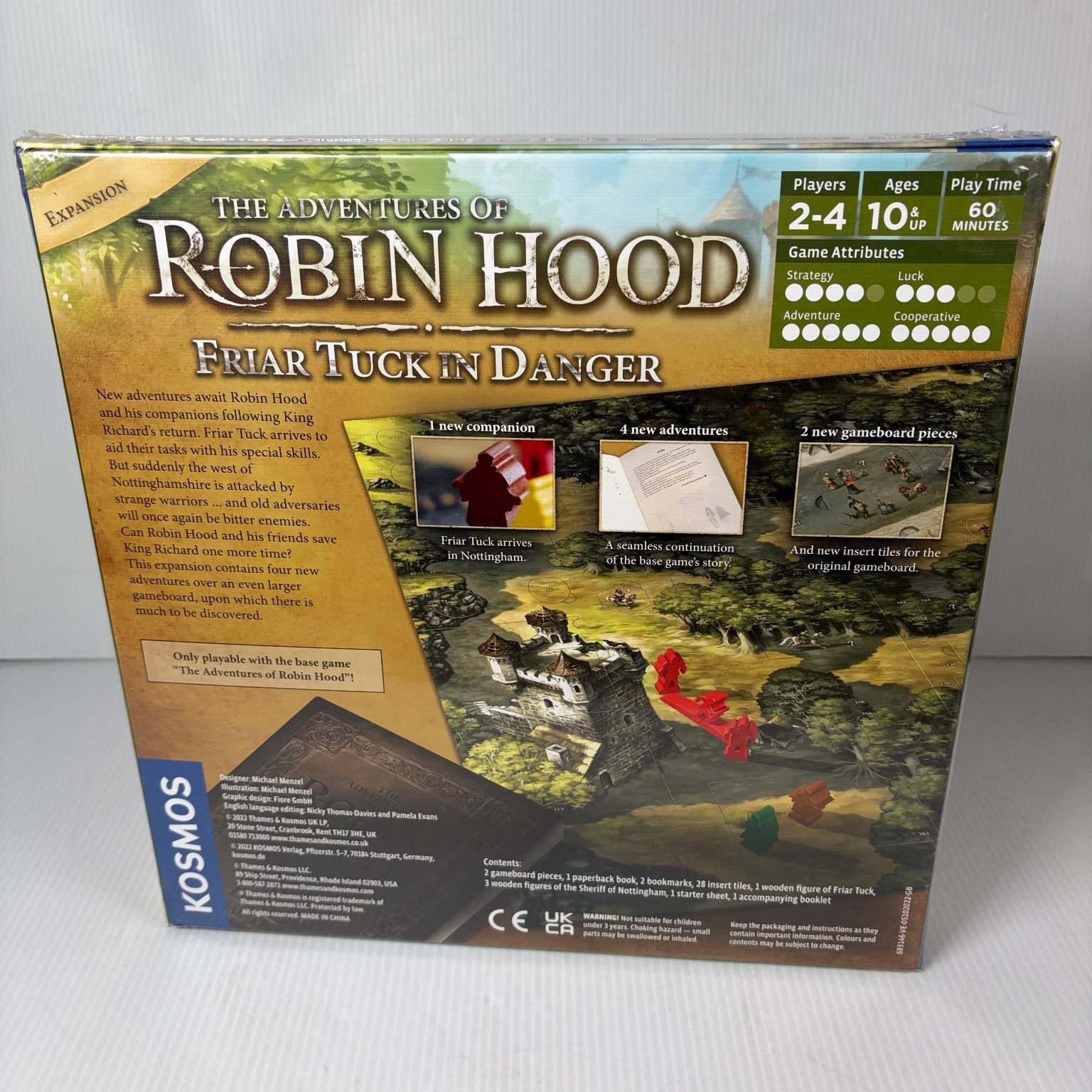 The Adventures of Robin Hood: Friar Tuck in Danger KOSMOS Board Game Expansion