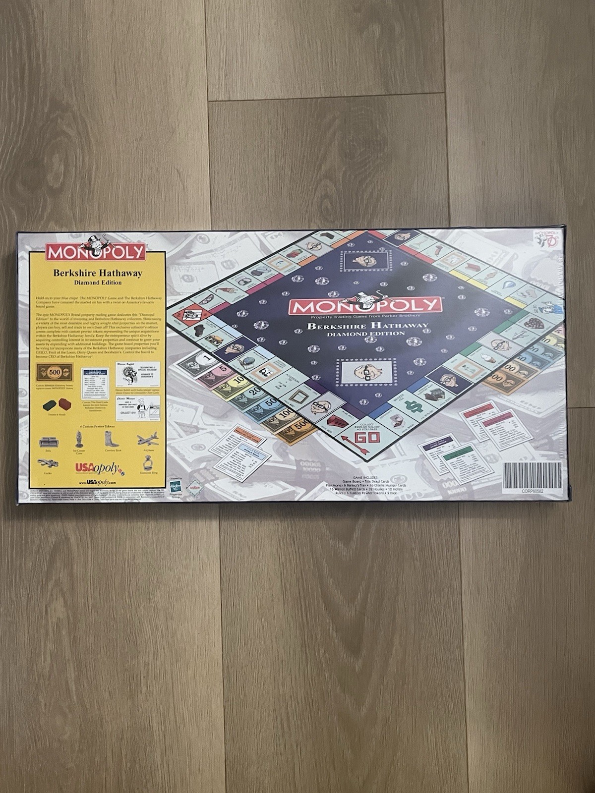 Berkshire Hathaway Monopoly Game Diamond Edition Warren Buffet NEW SEALED 2005